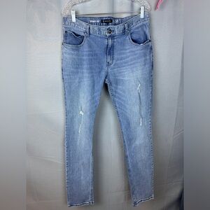 Mens INC Skinny Fit Distressed Jeans- Sz 34 x 34